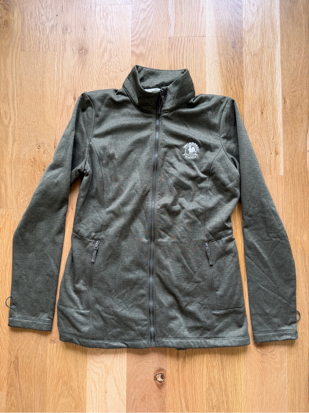 Primrose School Staff Olive Green Full-Zip Jacket - Size M